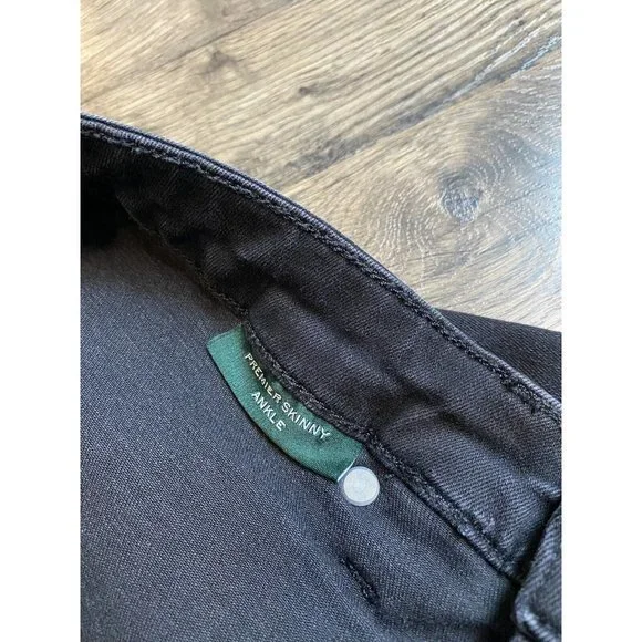 EUC Womens Lauren Ralph Lauren Premier Skinny Ankle Black Stretch Size 12 - Picture 4 of 11